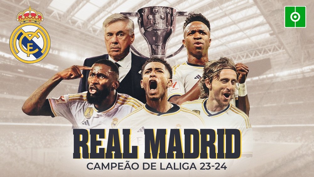 Real Madrid campeão da LaLiga. Besoccer