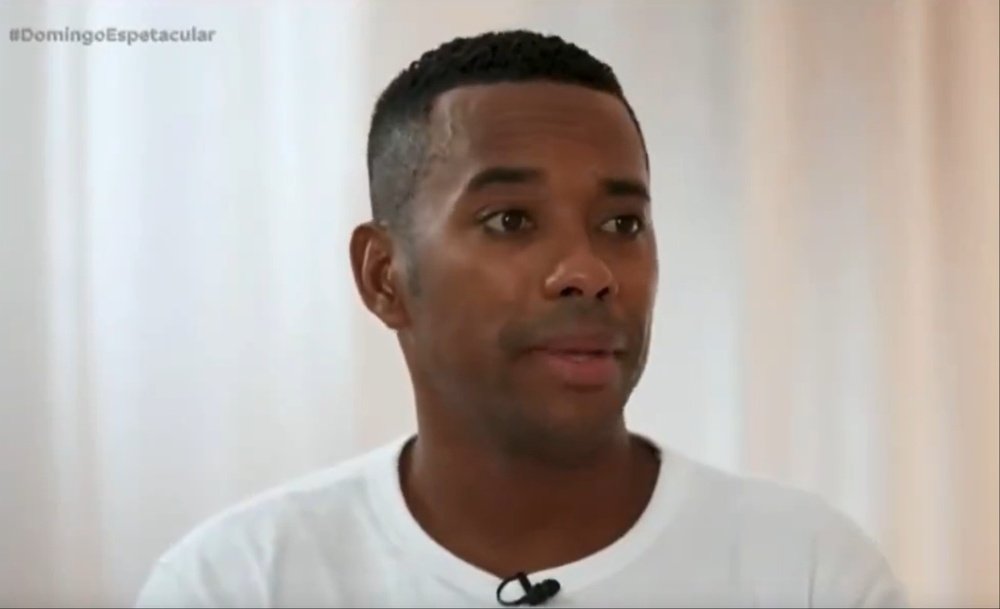 Robinho corre o risco de cumprir pena no Brasil. Captura/DomingoEspetacular