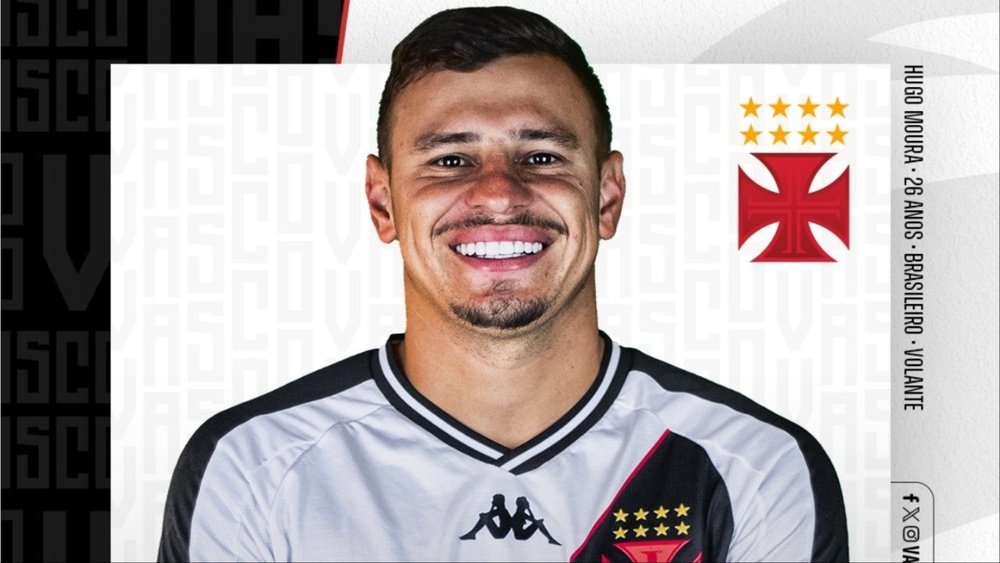 Vasco anuncia contratação de Hugo Moura. @Vasco