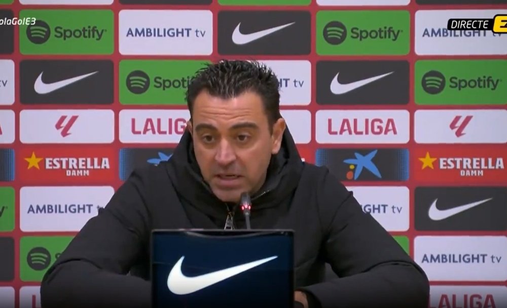 Xavi Hernández ainda acredita no título de LaLiga. Captura/Esport3